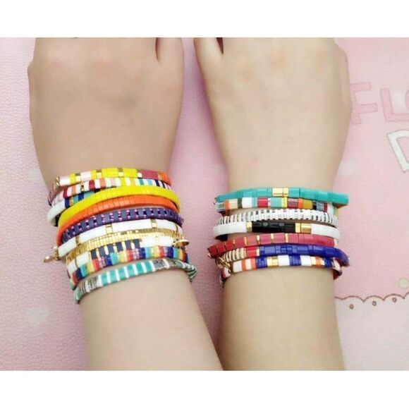 Chicklet Elastic Bracelet nib - Picture 7 of 10